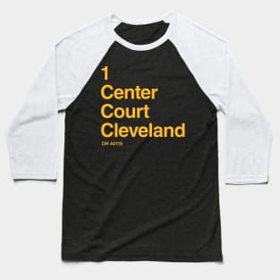 Cleveland Cavaliers Basketball Arena Baseball T-Shirt